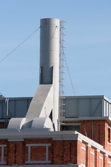 Image showing Factory chimney