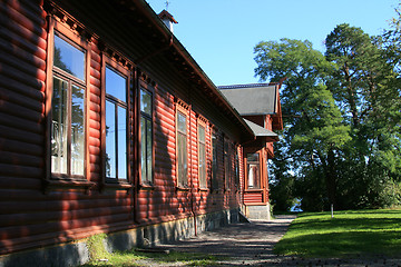 Image showing Old wood building