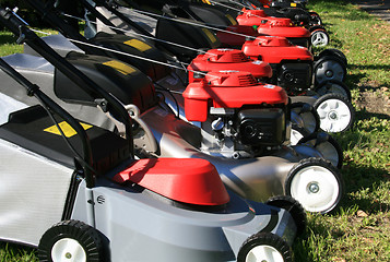 Image showing grass cutters for sale