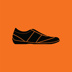 Image showing Man casual shoe icon