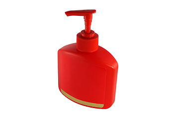 Image showing Red bottle