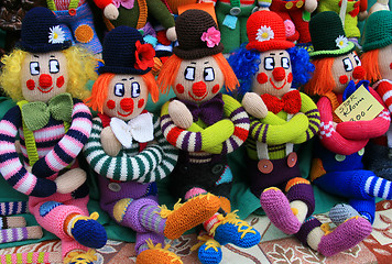 Image showing Puppet clowns