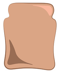 Image showing A serving of crispy brown toast vector or color illustration