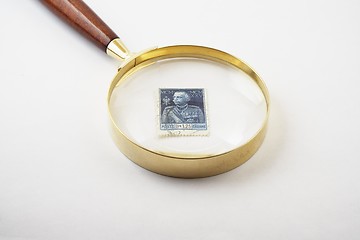 Image showing Stamps and lens