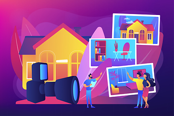 Image showing Real estate photography concept vector illustration