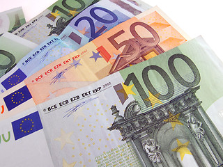 Image showing Euro bills