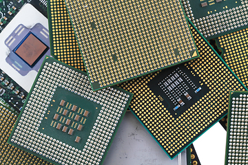 Image showing computer chips texture
