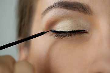 Image showing eye zone make-up