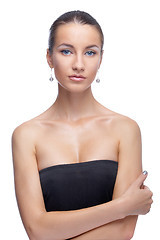 Image showing model in black dress