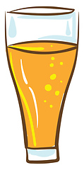 Image showing Image of beer sketch, vector or color illustration.