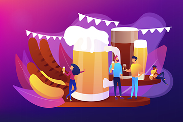 Image showing Beer fest concept vector illustration.