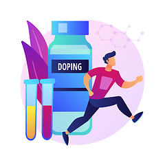 Image showing Doping test vector concept metaphor