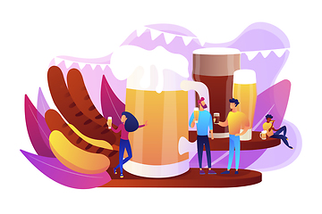 Image showing Beer fest concept vector illustration.