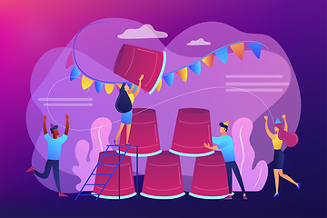 Image showing Party game concept vector illustration.