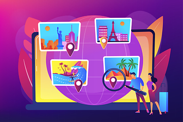 Image showing Smart tourism system concept vector illustration