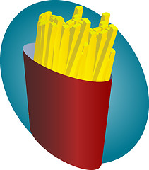 Image showing French fries