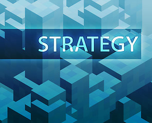 Image showing Strategy illustration