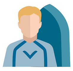 Image showing Clipart of the character surfer vector or color illustration