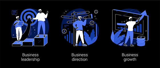 Image showing Business strategy abstract concept vector illustrations.