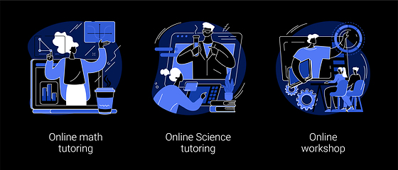 Image showing Personalised learning abstract concept vector illustrations.