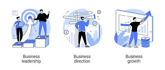 Image showing Business strategy abstract concept vector illustrations.