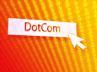 Image showing Dotcom button