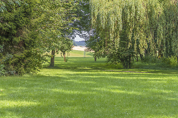 Image showing idyllic park scenery