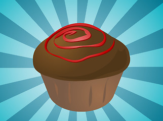 Image showing Cupcake illustration