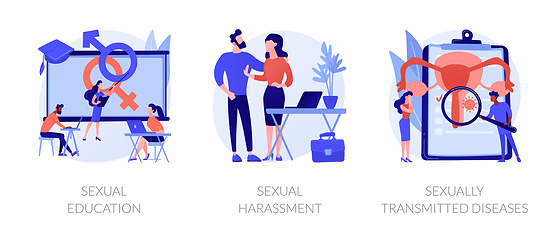 Image showing Sexual behavior abstract concept vector illustrations.