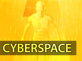 Image showing Cyberspace illustration