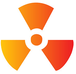 Image showing Radiation symbol