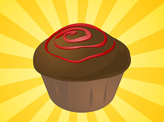 Image showing Cupcake illustration