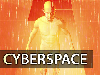 Image showing Cyberspace illustration