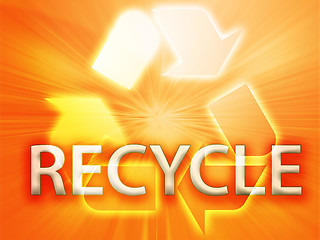 Image showing Recycling symbol