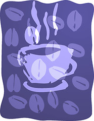 Image showing Cup of coffee illustration