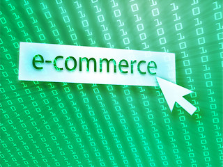 Image showing E-commerce button