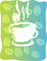 Image showing Cup of coffee illustration