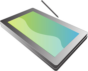 Image showing Tablet pc notebook