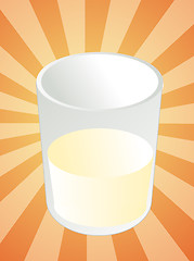 Image showing Glass of milk