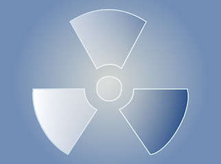 Image showing Radiation symbol