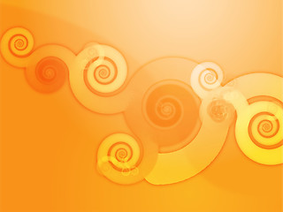 Image showing Abstract swirly floral grunge illustration