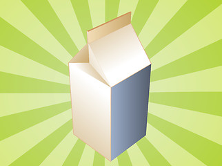 Image showing Milk carton container