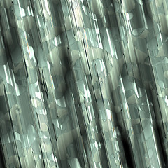 Image showing High tech crystalline background