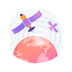 Image showing Earth observation abstract concept vector illustration.