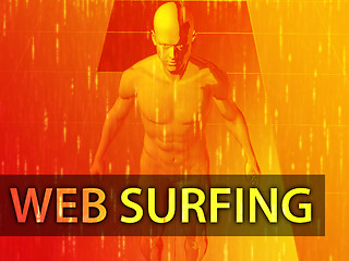 Image showing Web surfing illustration