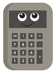 Image showing Image of calculator, vector or color illustration.