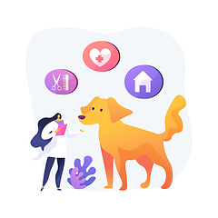 Image showing Pet services abstract concept vector illustration.