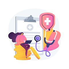 Image showing Health insurance abstract concept vector illustration.