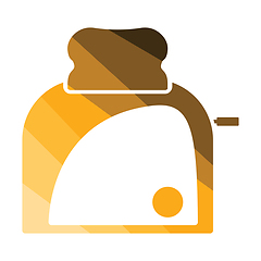 Image showing Kitchen toaster icon