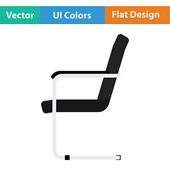 Image showing Guest office chair icon